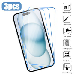 Protecteur d'écran en verre guatémaltèque pour iPhone, iPhone 15, 14, 13, 12, 11 Pro Max, Mini, 14, 15 Plus, 7, 8, Poly, X, Xs Max, SE, 2020, 2022, 3 pièces