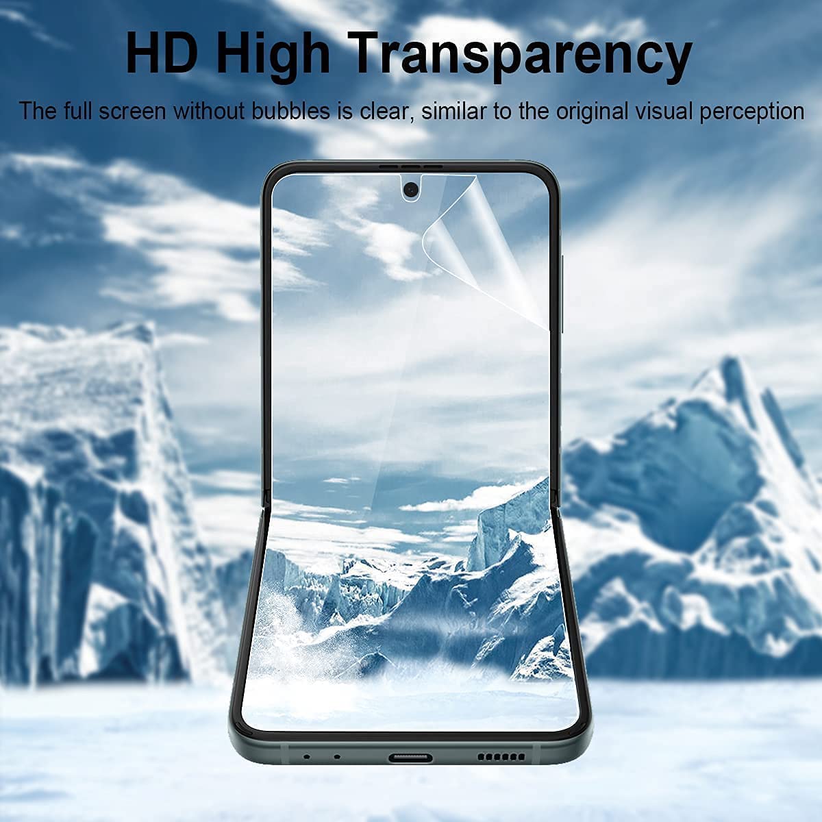 Film hydrogel transparent 256 pour Samsung Galaxy Z Flip 3 4 5, protecteur d'écran pour Samsung ZFLIP3 zflip 4 Flip5, 3 pièces n° 5