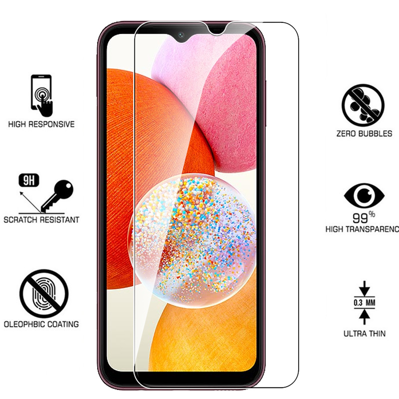 Coque de Protection en verre trempé 10D pour Samsung galaxy A14, 3 pièces, Film HD, 4G, 5G, pour modèles A54, A34, A24, SamsungA24 n° 6