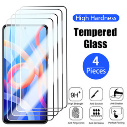 Protecteur d'écran en verre guatémaltèque pour Redmi, Note 12, 11, 10, 9, 8, 7 Pro Plus, 5G, 11S, 10S, 9T, 8T, 12, 9, 10, 9A, 10C, 12C, 4 pièces