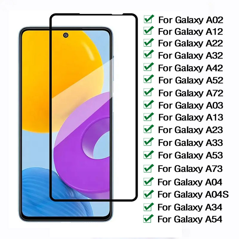 Protecteur d'écran en verre pour Samsung Galaxy, Film pour A04 S, A34, A54, A13, A03, A23, A33, A43, A53, A02, A12, A22, A32, A42, A52, A72, Guatemala, 9D n° 1