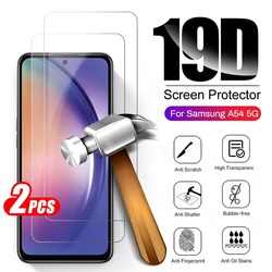 Protecteur d'écran, 2 pièces, couverture en verre trempé, Film HD, anti-déflagrant, pour Samsung Galaxy A54 A 54 5G 2023 A546B 6.4 pouces 9H