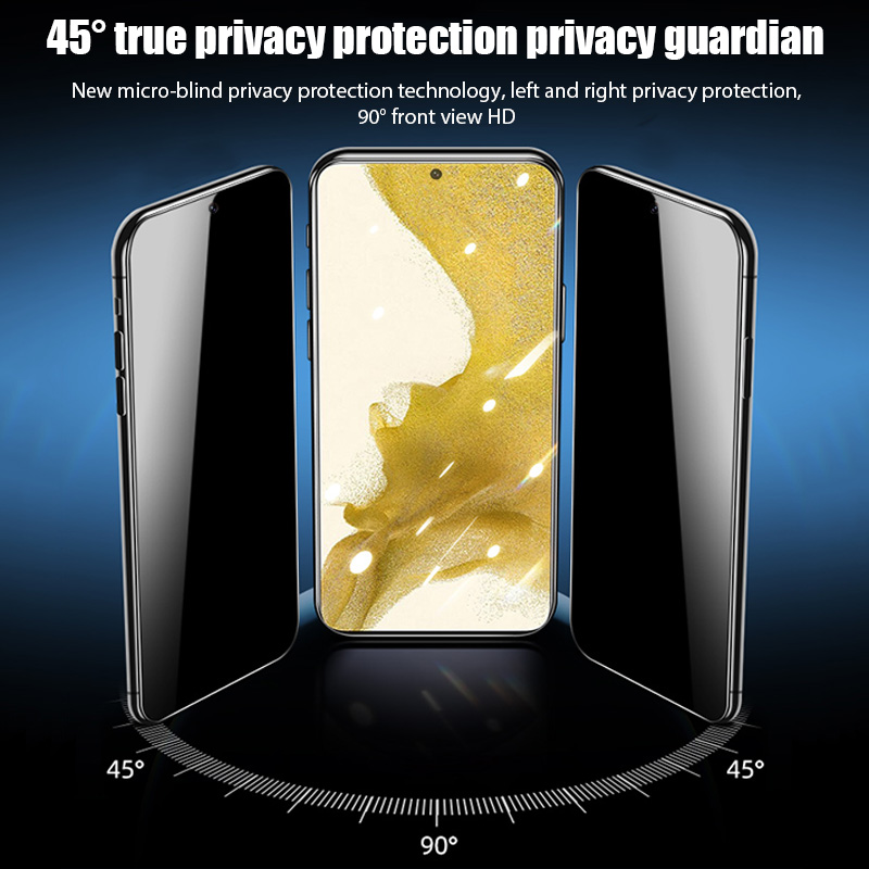 Protecteurs d'écran de confidentialité pour Samsung, film de verre anti-espion, Samsung S22 S23 Ultra S21 S20 FE S8 S9 S10 Plus S10e Note 10 Lite 9 8 M21 M31 n° 3