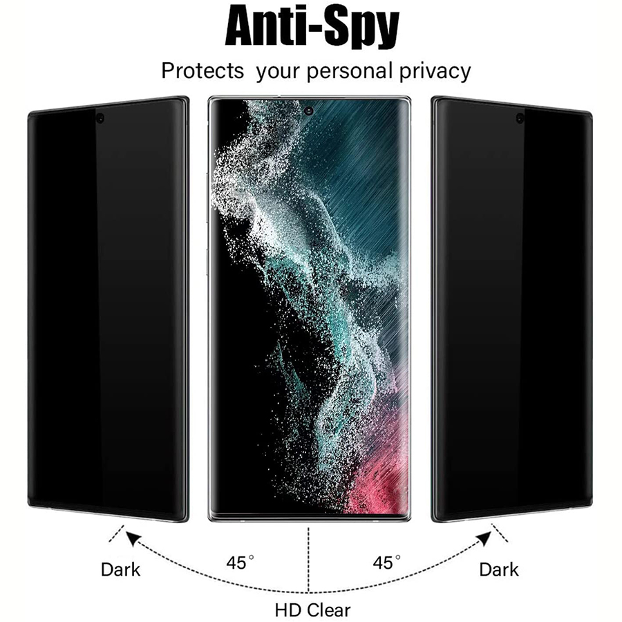 Protecteur d'écran anti-espion en verre guatémaltèque, pour Samsung Galaxy S23 Ultra S22 Plus Note 20 Ultra 8 9 10 5G S10 S9 S8 S10E S20 S 22 n° 2