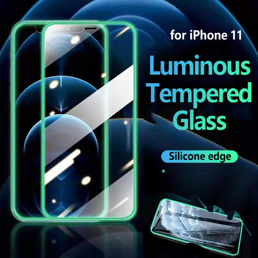 Film de protection d'écran pour iPhone, en verre trempé, lumineux 9D, transparent, dur, pour modèles 13, 11, 12 Pro, Max, XR, X, XS, 7, 8 Plus n° 2