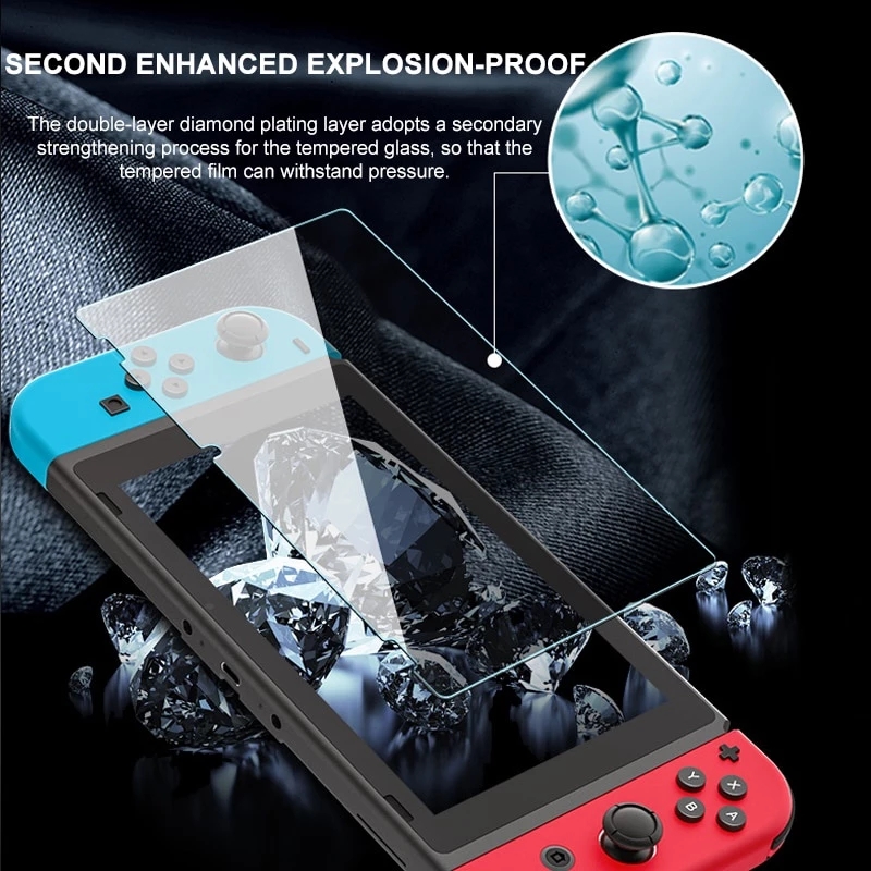 Protecteur d'écran pour Nintendo Switch, verre de protection pour Nintendo Switch, accessoires de film d'écran NS Oled, Guatemala, 3 pièces n° 4