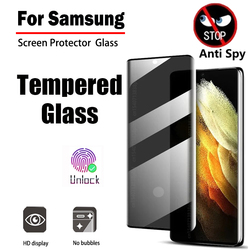 Film de protection d'écran anti-espion pour Samsung Galaxy S23 Ultra, verre de confidentialité, déverrouillage des empreintes digitales, 5G, S22, S21 Plus, Note 20, Guatemala small picture n° 1