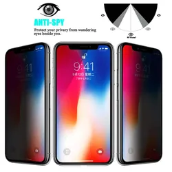 Protecteur d'écran anti-espion pour Apple, verre guatémaltèque, film de confidentialité, iPhone 15, 14, 11 Pro, XS Max, X, 13, 12 Mini, Poly, 8 Plus, SE, 2022, 1 à 5 pièces small picture n° 5