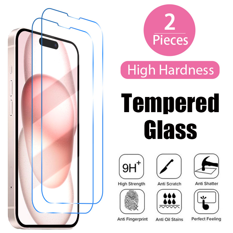 Protecteur d'écran en verre Guatemala pour iPhone, 11, 12, 13, 14, 15 Pro, Poly X, XS Max, Mini 7, 8 Plus, 2 pièces n° 1