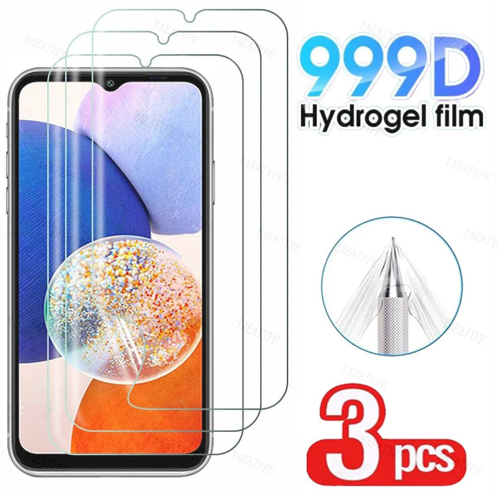 Film de protection pour Samsung Galaxy A14 A24 A34 A54 5G 2023 Hydrogel, protecteur d'écran HD, 3 pièces n° 1