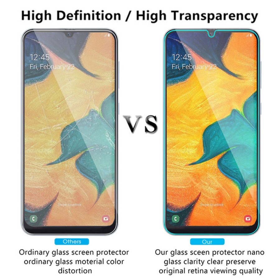 Protecteur d'écran pour Samsung Galaxy A50, A40, A30, A10E, A20E, A90, A80, A70, A60, A2 Core, 9H HD, Guatemala Glass, 2 pièces n° 4