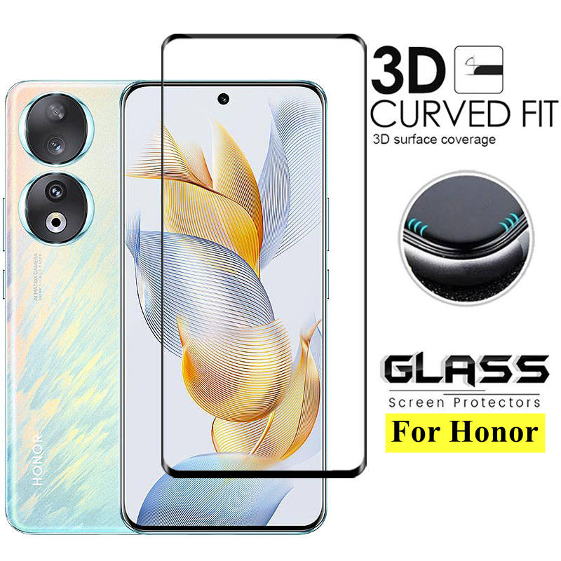 Protecteur d'écran 3D en verre pour téléphone Honor 90, film de protection, couverture complète, Guatemala n° 1