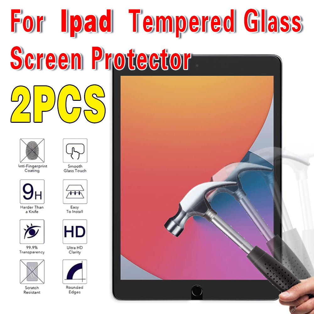 Protecteur d'écran en verre pour IPad, 2 pièces, Guatemala, 10.2, 9.7, 10.9, 2020, 11, 8, 7, 6, 9, Air 4, 3, 2, Mini, 2019, 2018, 2021 n° 1