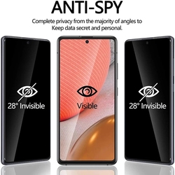 Protecteur d'écran privé à couverture complète, verre de protection anti-espion, Samsung Galaxy A53, A52, A52S, A33, A73, A13, A72, A32, A23, A12, 5G, A51 small picture n° 2
