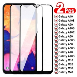 Protection d'écran intégrale en verre trempé pour Samsung Galaxy, modèles A10, A20, A20E, A30, A40, A50, A70, M10, M20, M30, M40, Guatemala, 2 pièces small picture n° 1