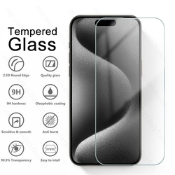 Verre de protection pour Apple iPhone, 4 en 1, 9H, Film protecteur d'écran pour objectif de caméra HD, iPhone 15 Pro Max Plus small picture n° 2