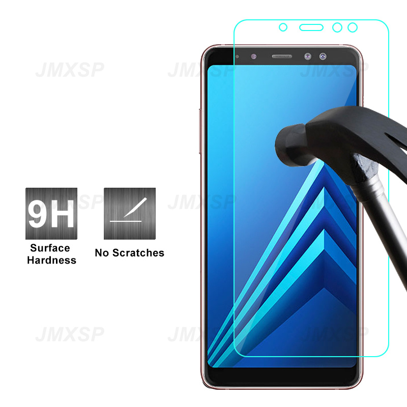 Verre de protection 4 en 1 pour Samsung Galaxy horizon A8 Plus A9 A7 A5 2018 J6 J4 Plus J8 J7 2018 A30, film d'objectif n° 2
