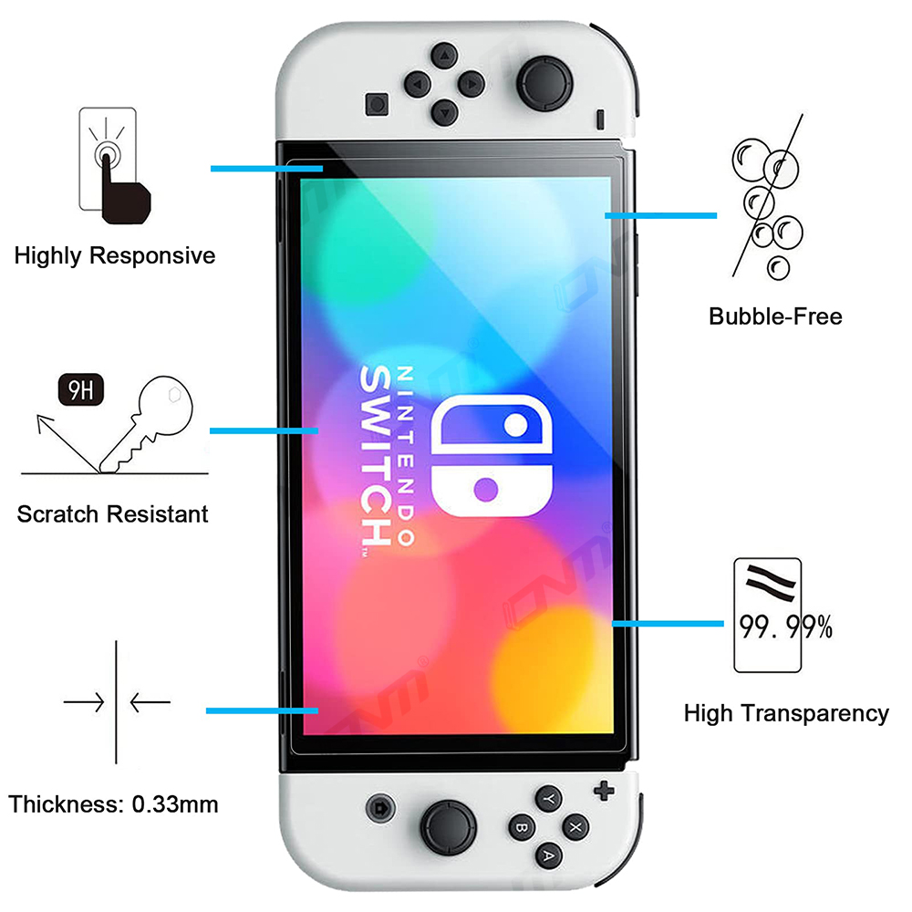 Film de protection d'écran OLED pour Nintendo Switch Lite, verre Guatemala, accessoires NS, paquet de 1 à 3 n° 2