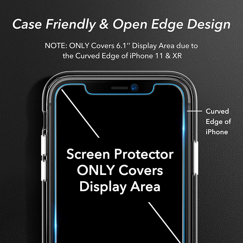 Protecteur d'Écran en Verre pour iPhone, Accessoire pour Modèles 6S, 7, 8 Plus, 14, 11, 12, 13, 15 Pro Max, Mini, Poly XS Max, 3 Pièces n° 4