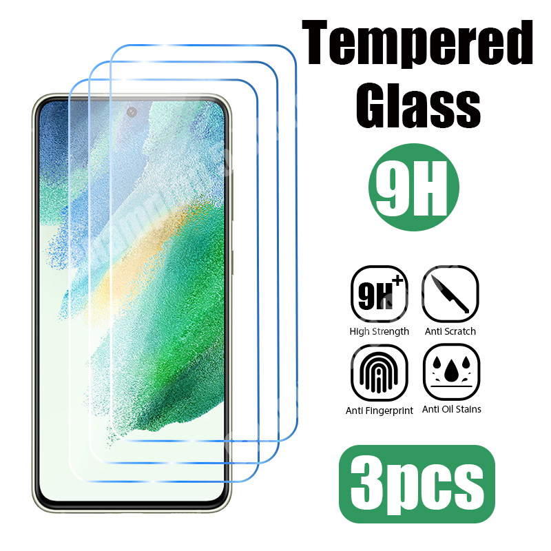 Protecteur d'écran en verre pour Samsung, S22 Plus, A73, A53, A33, A23, A13, 5G, Guatemala, S21, S20 FE, A52, A52S, A32, A22, 5G, A72, 3 pièces n° 1