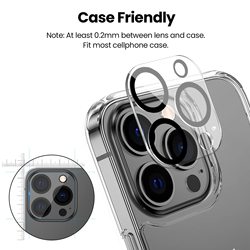 Film de protection d'écran en verre HD pour Apple iPhone, Film d'objectif, iPhone 13, 14 Pro Max, 12, 11, Guatemala small picture n° 4