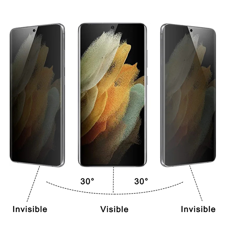 Film hydrogel anti-espion pour Samsung Galaxy, protecteur d'écran de confidentialité, S21, S20, S22, S23 Ultra, Note 20, 10, 9, 8, S10, S9, S8 Plus, S10E, 3 pièces n° 2