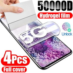 Film hydrogel pour Samsung Galaxy S20 S22 S21 Ultra S10 S9 S8 Plus FE, protecteurs d'écran pour Samsung Note 20 10 9 8 Plus S23U, 4 pièces small picture n° 1