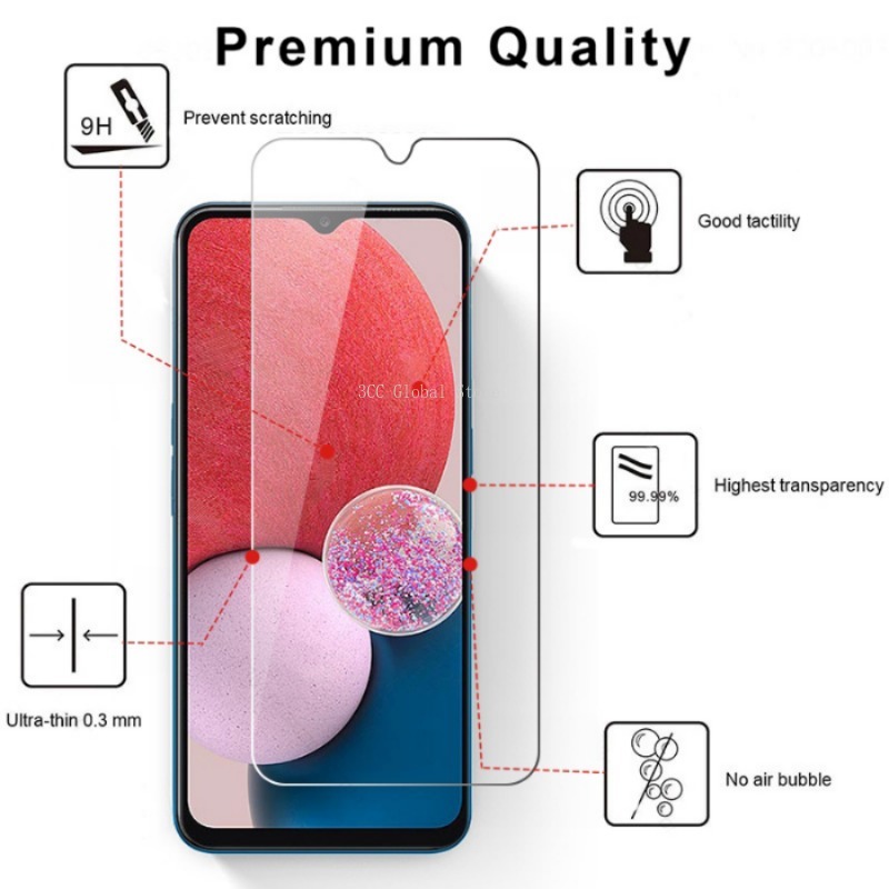 Protecteur d'écran en verre pour Samsung Galaxy, Film de protection pour Samsung Galaxy A54 A34 A14 A13 A32 A52 A72 A33 A53 A73, 2 pièces n° 4