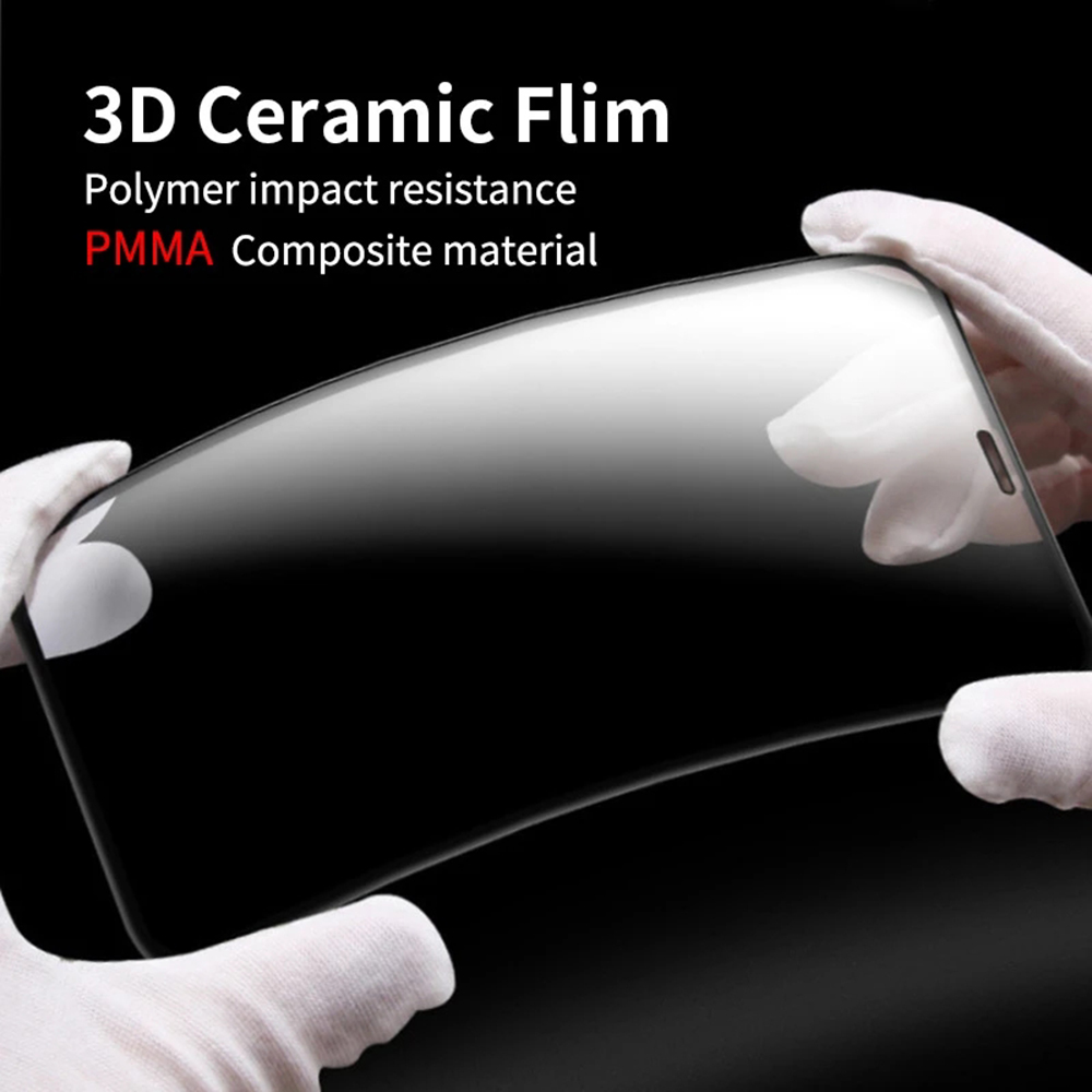 Film en céramique HD pour iPhone, protecteur d'écran pour iPhone 14, 13, 12, 11 Pro Max, Mini XS, Poly 7, 8 Plus, pas de film de verre, 5 pièces n° 3