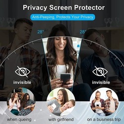 Protecteur d'écran de confidentialité pour Samsung Galaxy, verre anti-espion, A54, A34, A14, A73, A53, A33, A23, A13, A12, A02, A03, A04 S, A72, A52, A32, 2 pièces small picture n° 2