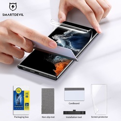 SmartSAF2-Protecteur d'Écran pour Samsung Galaxy, Film Souple, S23 Ultra, S22 Plus, S22 Ultra, S23 Plus, Couverture à Colle Complète small picture n° 1