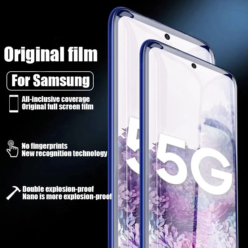 Film hydrogel pour Samsung Galaxy S20 S22 S21 Ultra S10 S9 S8 Plus FE, protecteurs d'écran pour Samsung Note 20 10 9 8 Plus S23U, 4 pièces n° 2