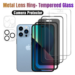 Film de protection d'écran en verre HD pour Apple iPhone, Film d'objectif, iPhone 13, 14 Pro Max, 12, 11, Guatemala