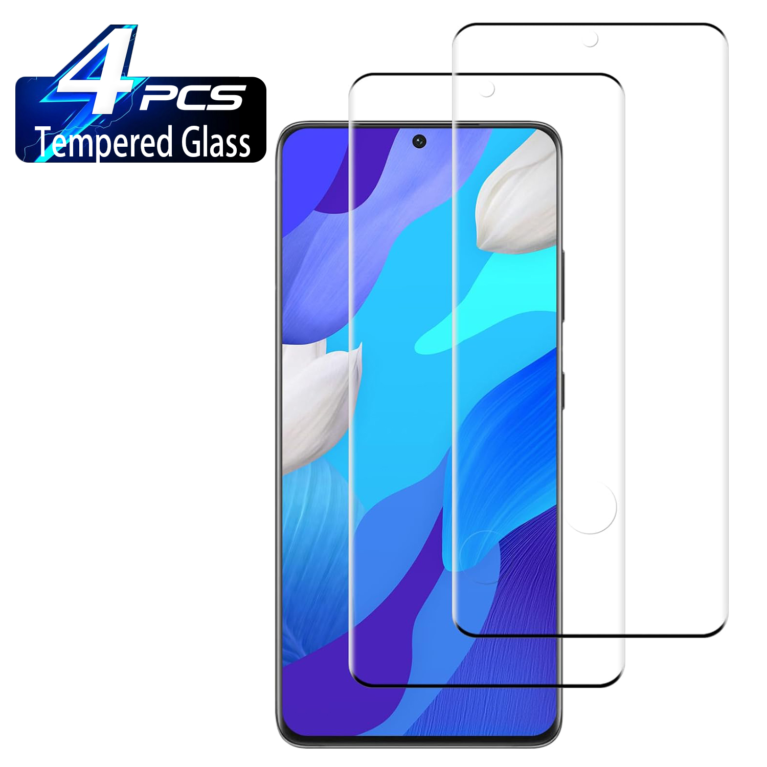 Protecteur d'Écran 3D en Verre pour Samsung Galaxy, S20 Ultra, S10, S22, S21 + Plus, S23 Ultra, 2/4 Pièces n° 1