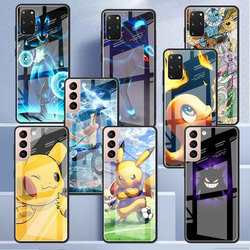 Coque en verre pour Samsung Galaxy, S22, Ultra, S20, Plus, S21, FE, Note 20, 10, S10, Lite, S9, S10e, Guatemala, Cartoon, Pokemon, Phone Cover