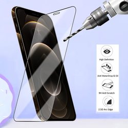 Film Protecteur d'Écran en Verre pour iPhone, 6 en 1, pour les Modèles 14 Pro Max 6 7 8 Plus SE 13 Pro Max Poly XS X 11 12 Pro small picture n° 3