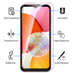 Coque de Protection en verre trempé 10D pour Samsung galaxy A14, 3 pièces, Film HD, 4G, 5G, pour modèles A54, A34, A24, SamsungA24 small picture n° 4