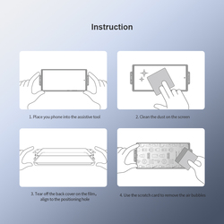 NILLKIN – protecteur d'écran à colle complète, 2 pièces, Film souple à couverture complète pour Samsung Galaxy S23 Ultra, avec outil small picture n° 6