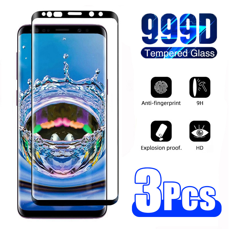 Protecteur d'Écran Incurvé HD en Verre Guatemala, pour Samsung S23 S22 S21 S20 S10 Ultra Plus Note 20 Ultra 10 Plus, 3 Pièces, Nouveau n° 1