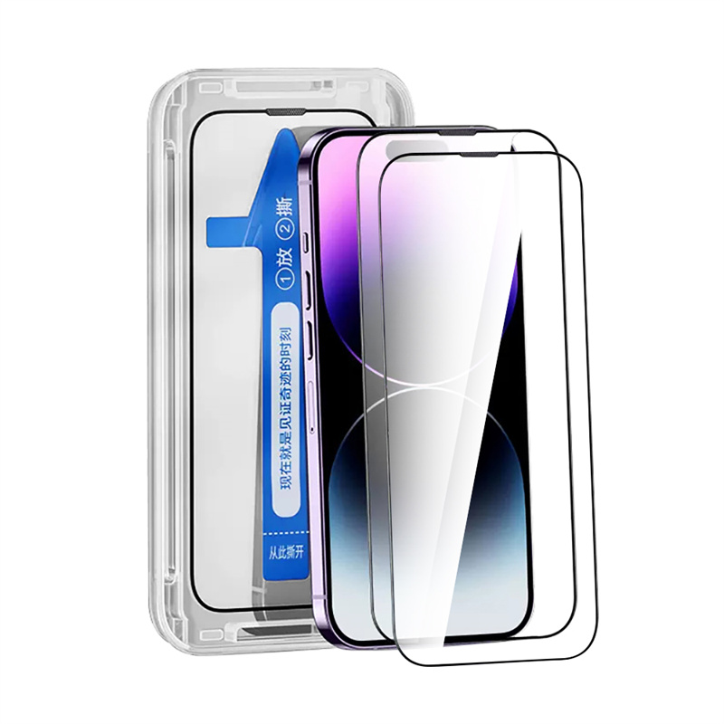 Protecteur d'Écran pour iPhone, Couverture Complète en Verre du Guatemala, pour Modèles 14, 13, 12, 11, 15 Pro Max, 15 Plus MAX, Livraison en 2 Pièces, 8K n° 6