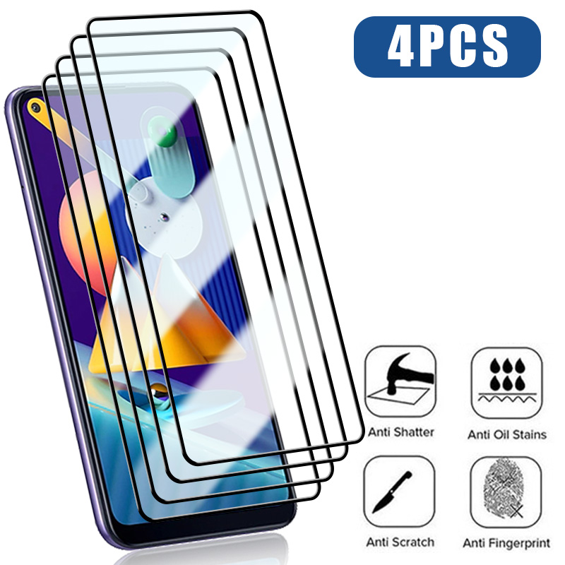 4Pcs En Verre Trempé Pour Samsung A13 A23 A33 A53 A73 5G Protecteur D'écran pour Samsung A51 A52 A71 A72 A03 S20 S21 FE 5G Verre n° 1