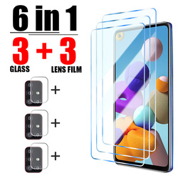 6in1 Verre Protecteur pour Samsung A52S 5G A32 A51 A71 A73 S22 Protecteur D'écran pour Samsung A13 A53 A33 A52 A12 A22 5G Lentille En Verre