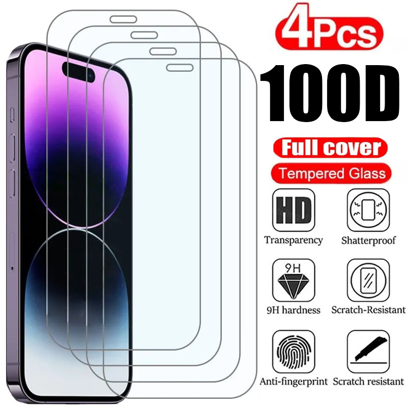 Protecteur d'Écran en Verre Guatemala pour iPhone, Modèles 13, 12, 11 Pro Max, 14 Pro Max, 7, 8 Plus, SE 2022, X, Poly XS Max, 4 Pièces n° 1