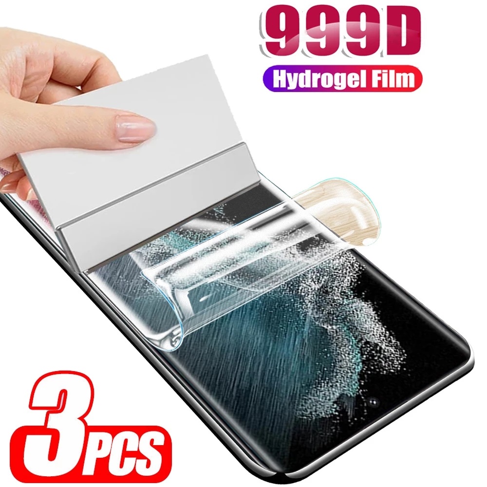 Protecteur d'écran, 3 pièces, Film Hydrogel pour Samsung Galaxy S23 S24 Ultra, pas du verre n° 1