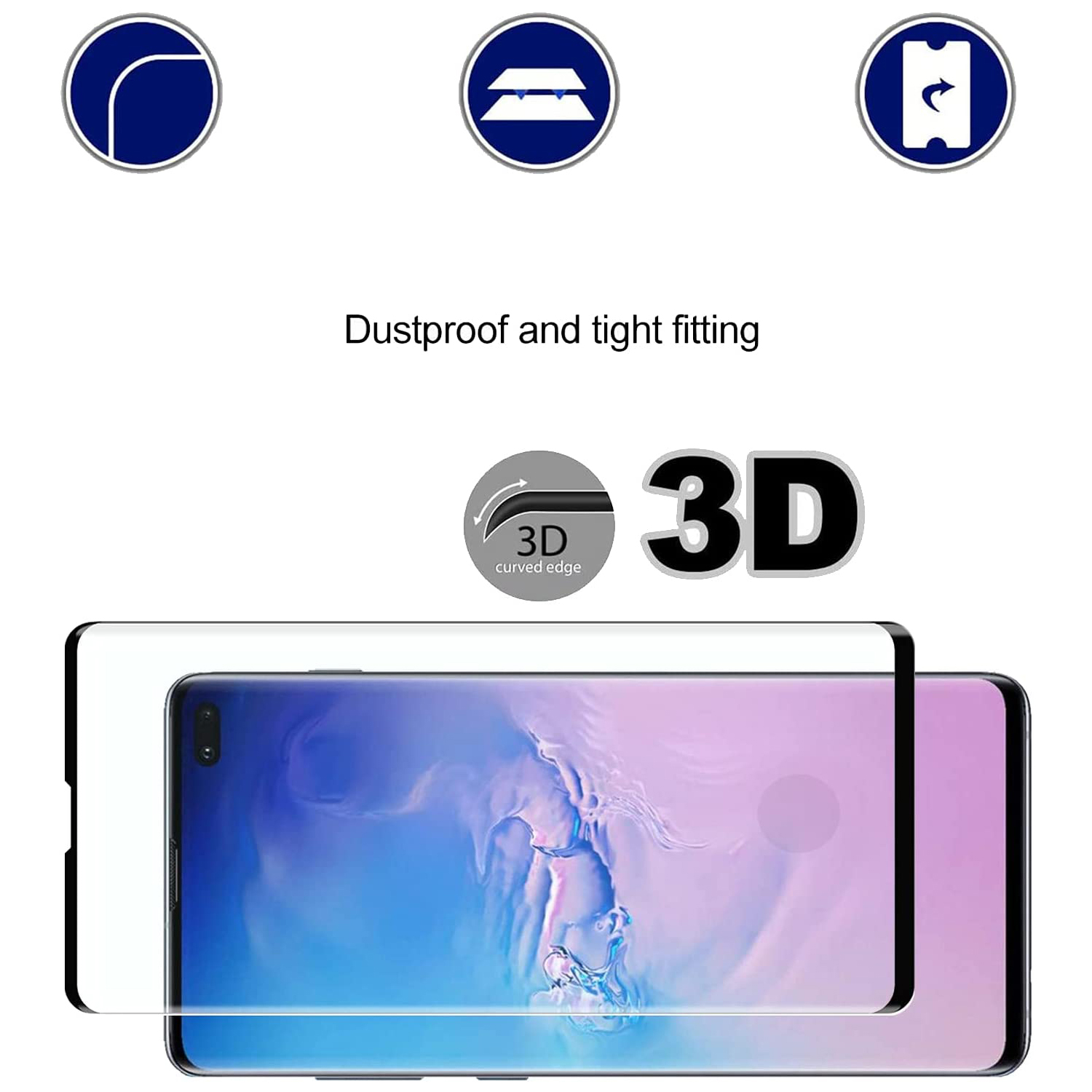 Protecteur d'écran incurvé anti-rayures pour Samsung Galaxy, verre Guatemala, S10 Plus, S20, S21, S22, S23 Ultra Plus, 2 pièces, 4 pièces n° 4