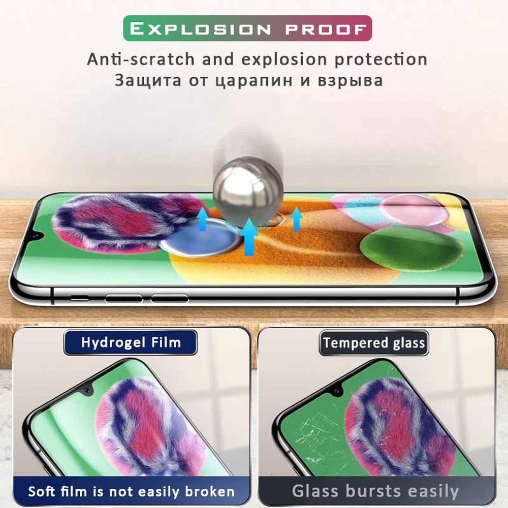 ZLNHIV-Protecteur d'écran pour Samsung Galaxy, Film Hydrogel, Pas de Verre, A04, A04E, A34, A54, A53, A73, M13, M14, M52, M53, M54, M62, A12, A13, A14 n° 5