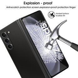 Protecteur d'écran extérieur anti-éclats pour Samsung Galaxy Z, verre guatémaltèque, film de protection respectueux de la coque, possède 5, 5G, 3 pièces, 1 pièces small picture n° 3