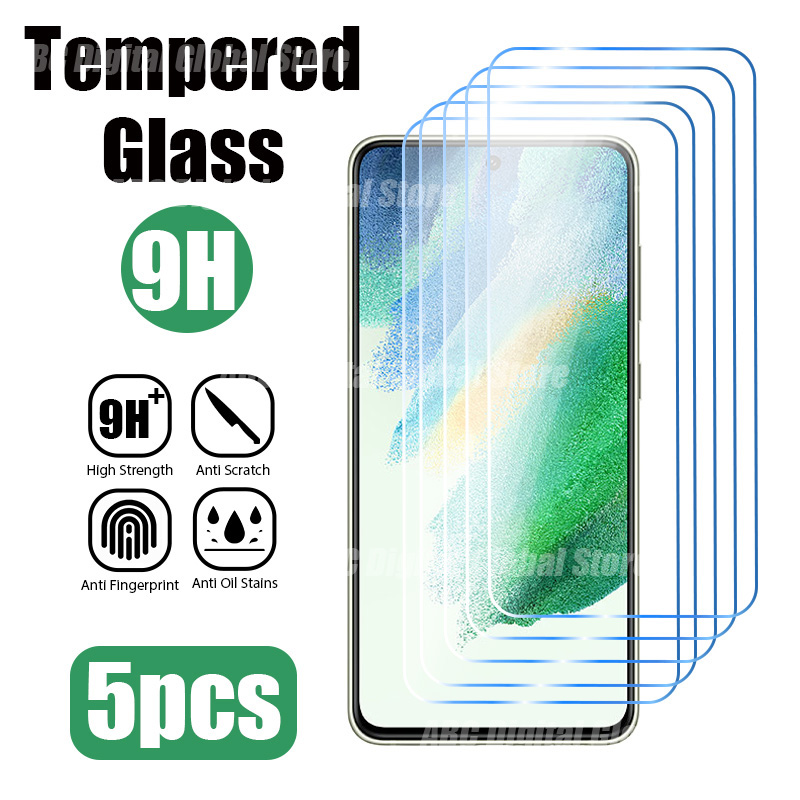 Protecteur d'écran en verre pour Samsung, S22 Plus, A73, A53, A33, A23, A13, 5G, Guatemala, S21, S20, FE, A52, A52S, A32, A22, 5G, A72, 5 pièces n° 1