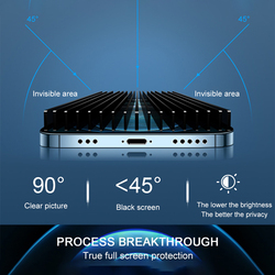 Protecteur d'écran complet anti-espion, 4 pièces, pour iPhone 7 8 6 14 Plus X XR 14 13 12 11 Pro Max small picture n° 4