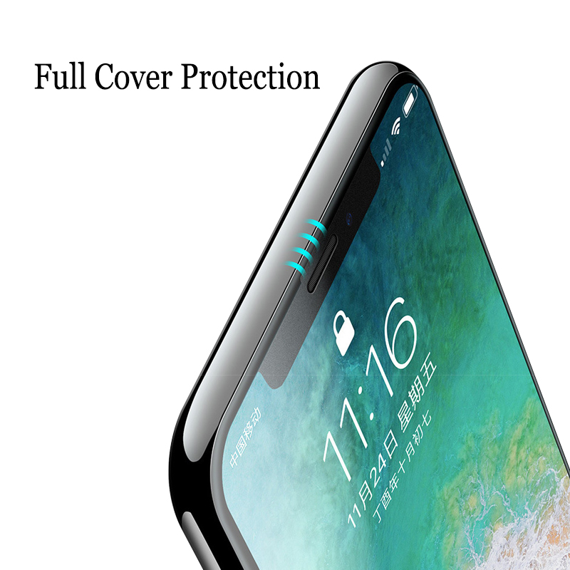 Protecteur d'écran en céramique souple, couverture complète, film pour iPhone 15 Pro Max 14 13 12 11 Pro Max XS Poly 6 7 8 Plus SE 2022, 3 pièces n° 4